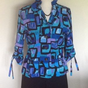 Erin London cinched waist jacket 🎨